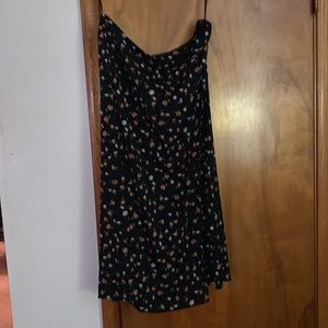 3XL SHEIN Midi Printed Skirt